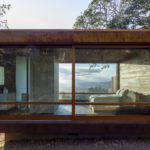 This small Sonoma Mountain retreat offers big views through 9-foot sliding glass walls.