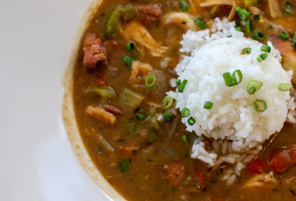 Gumbo at Sweet T’s in Windsor. Heather Irwin/PD