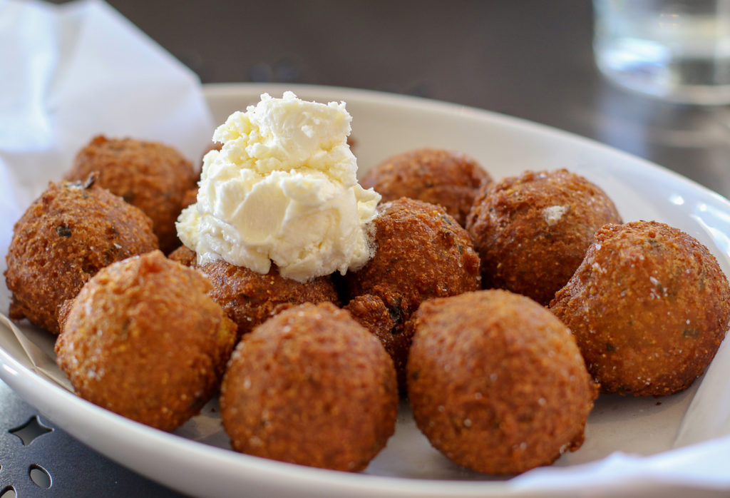 Hush puppies at Sweet T’s in Windsor. Heather Irwin/PD