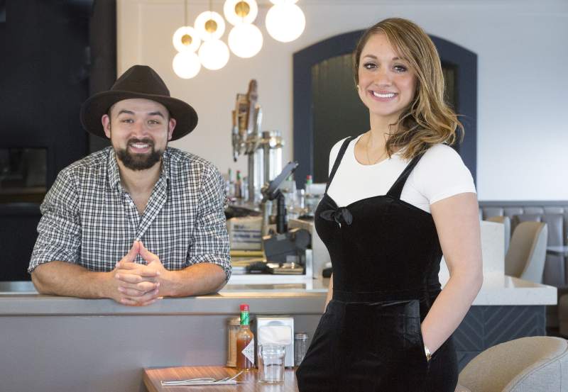 Sal and Kina Chavez, who have taken over the former Mint & Liberty restaurant in Maxwell Village. They plan to re-open as Picazo Kitchen and Bar at the beginning of April. (Photo by Robbi Pengelly/ndex-Tribune)
