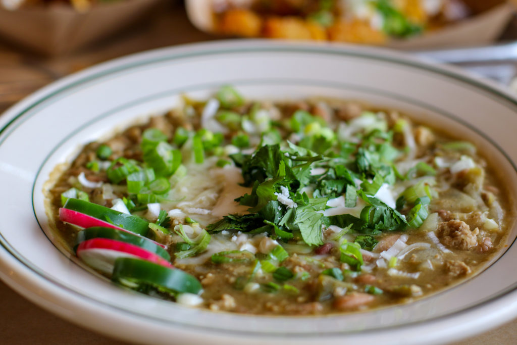 Green Go Chile Verde at Chili Joe’s in Petaluma. Heather Irwin/PD