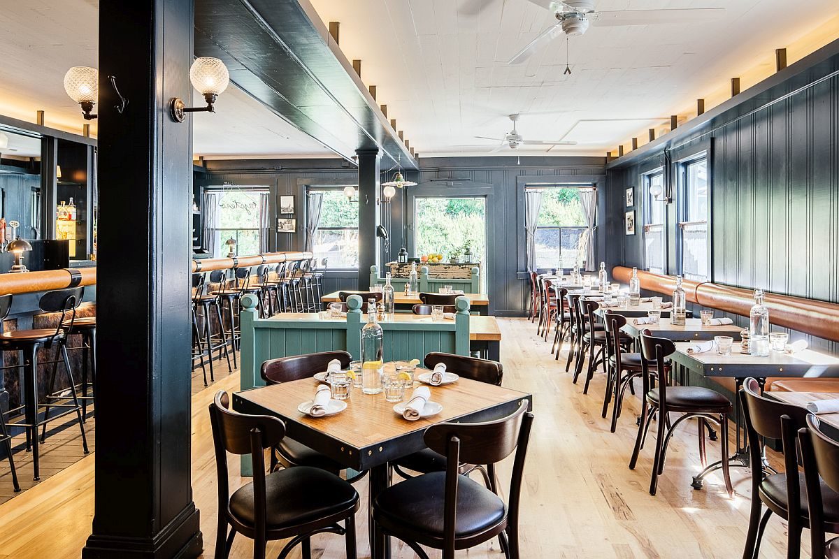 Due West restaurant interior