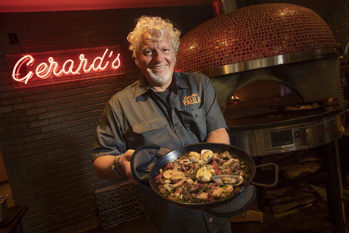 Gerard's Paella founder/owner Gerard Nebesky. (John Burgess/The Press Democrat)
