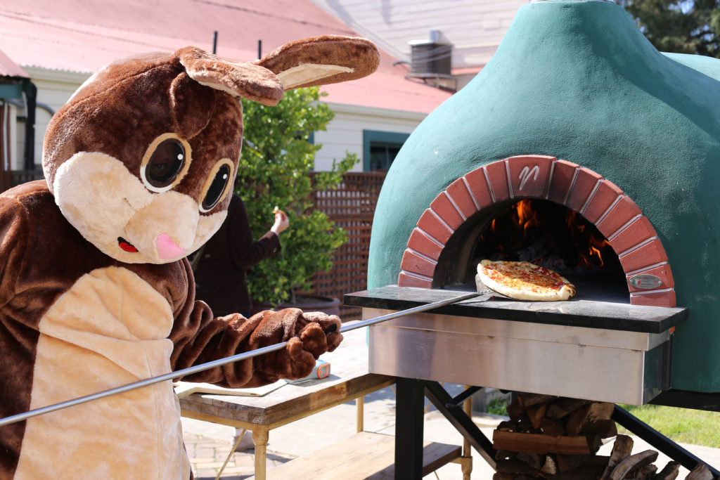 Enjoy an Easter egg hunt, egg decorating and more, along with handmade pizzas at the annual Easter EGGstravaganza.