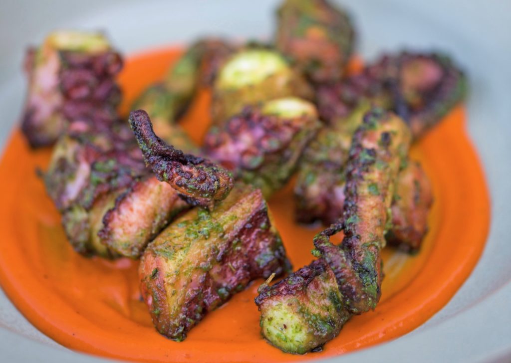 Octopus at Layla at MacArthur Place in Sonoma. Courtesy photo