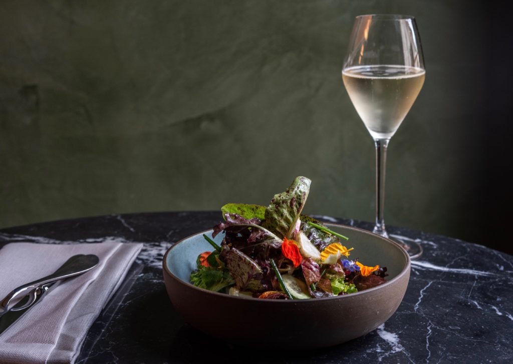 Local lettuces at Layla at MacArthur Place in Sonoma. Courtesy photo