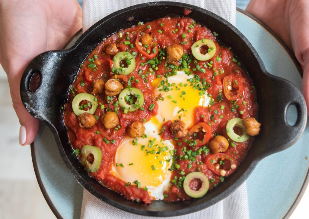 Shakshuka breakfast at Layla at MacArthur Place in Sonoma. Courtesy photo