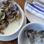 The best clam chowder, shells down, you'll find on the coast