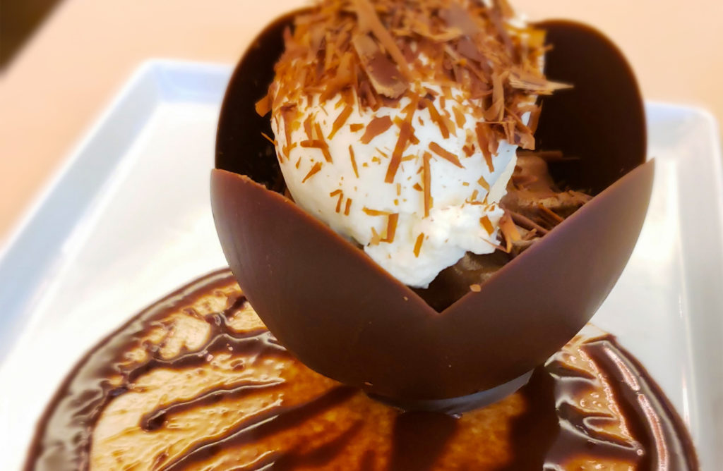 Chocolate mousse at the SRJC Culinary Cafe in Santa Rosa. Heather Irwin/PD