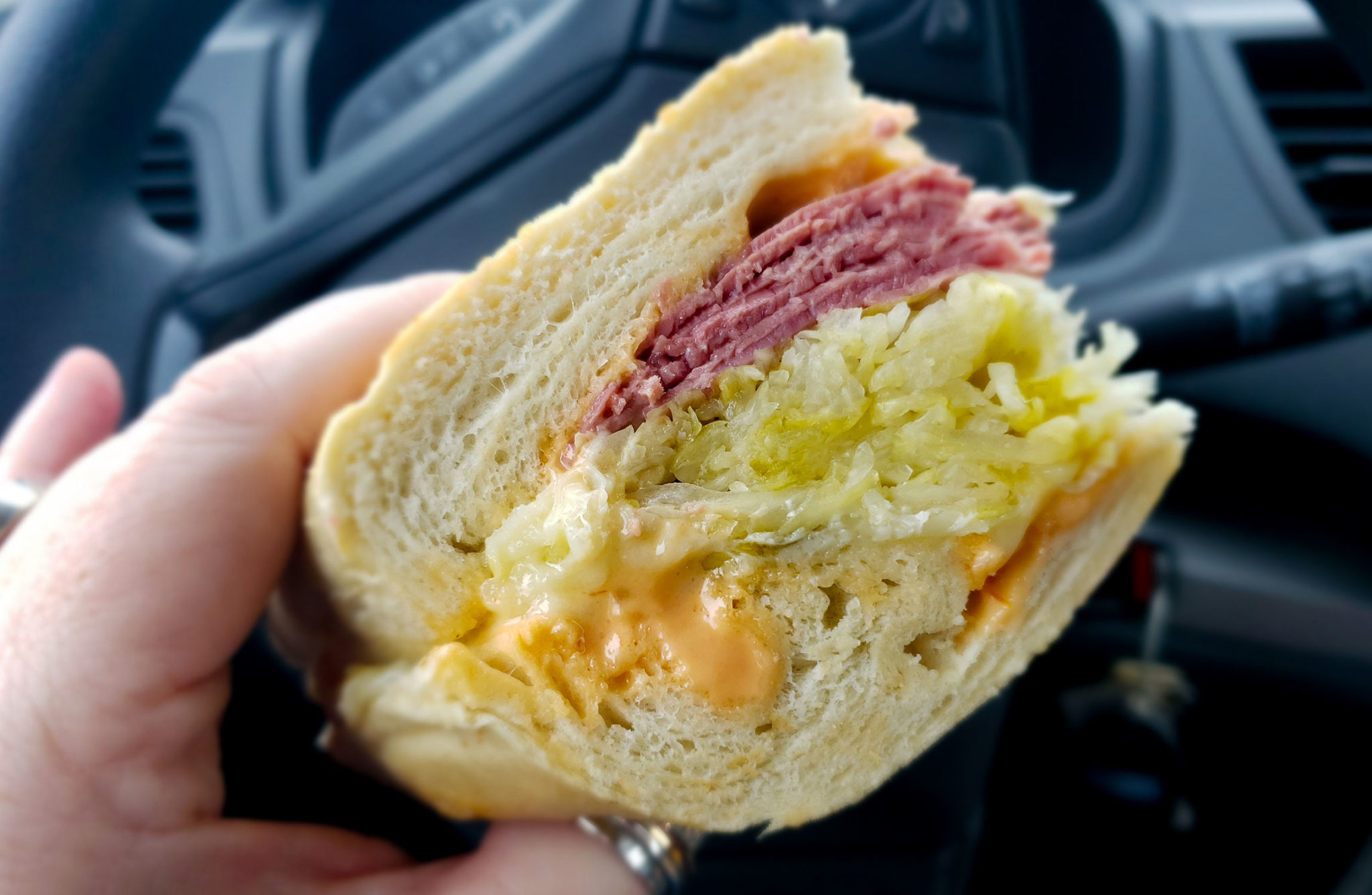 The Reuben Sandwich at Sonoma Sourdough Sandwiches. Heather Irwin/PD