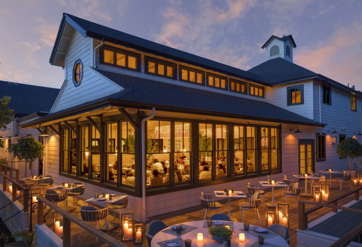 The patio at Layla restaurant at MacArthur Place in Sonoma. (Courtesy of MacArthur Place)