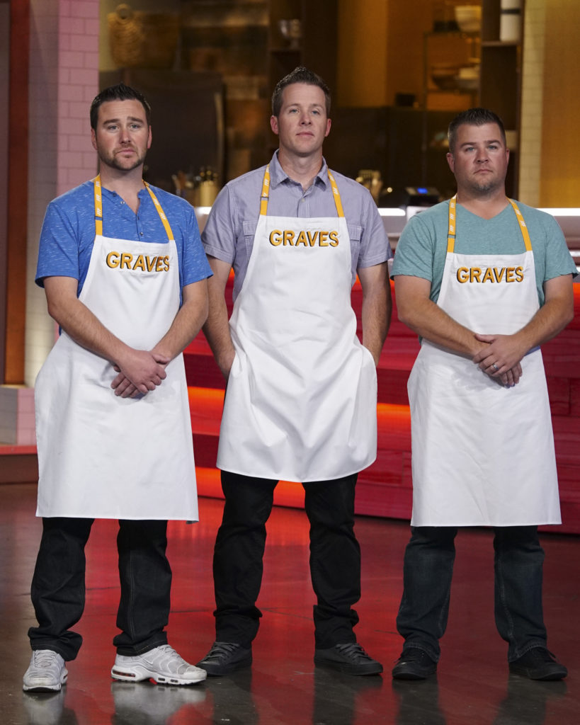 FAMILY FOOD FIGHT - "102" - Things are about to heat up as four families are introduced to the "Family Food Fight" kitchen in the highly anticipated series premiere, THURSDAY, JUNE 20 (9:00-10:00 p.m. EDT), on The ABC Television Network. (ABC/Eric McCandless) GRAVES FAMILY