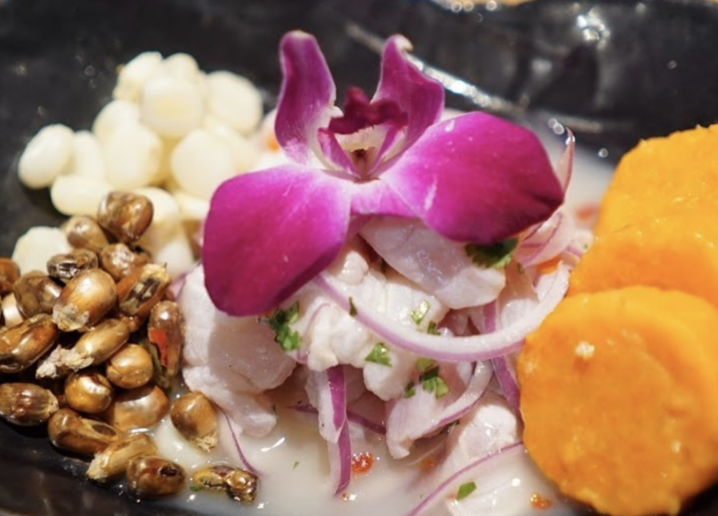 Ceviche at Ayawaska in Petaluma. Photo @ayawaskasf
