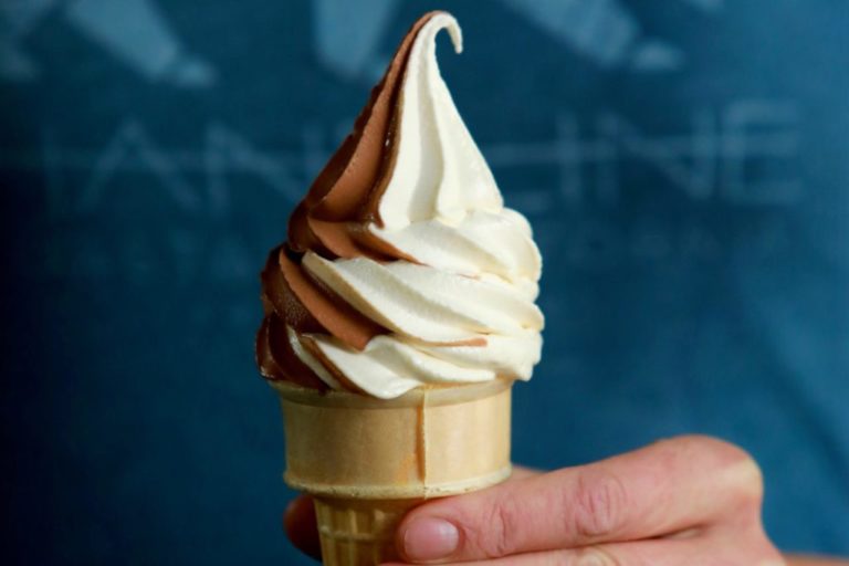 Handline was built on the site of the old Foster's Freeze in Sebastopol and they continue to keep soft serve ice cream on the menu. (John Burgess/The Press Democrat)
