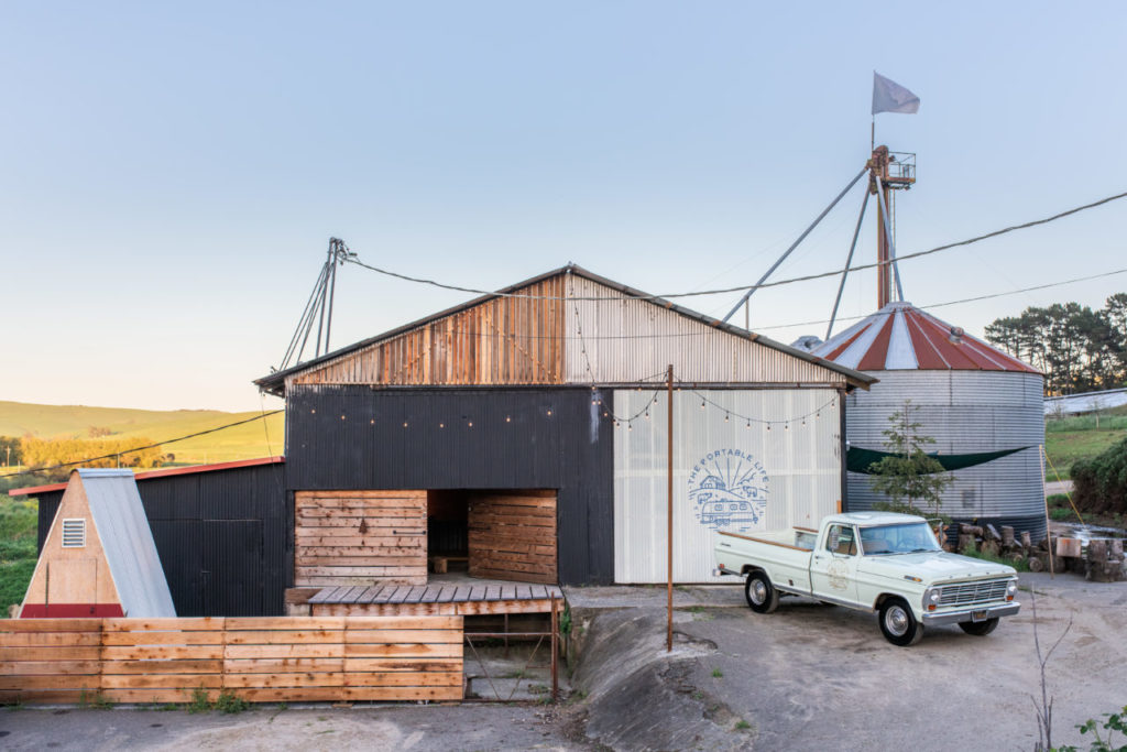 The Petaluma shop is located on a Petaluma ranch that is home to water buffalo.