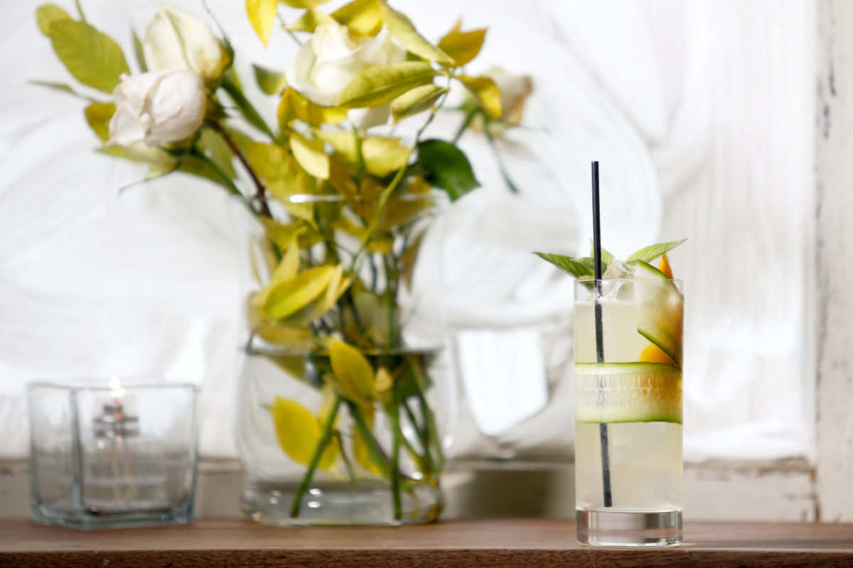The Kimono Dropper cocktail at Geyserville Gun Club in Geyserville, California, on Thursday, February 1, 2018. (Alvin Jornada / The Press Democrat)