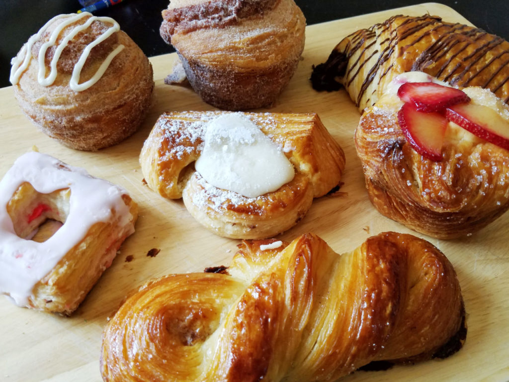 Match made in heaven: The true benefit of going to Bright Bear Bakery, although their mochas and lattes aren’t shabby, is the endless potential of pairing your java with an incredible pastry, like the various danishes, croissants, twists and rolls. Grab an Americano to offset the sweet flakiness of a chocolate croissant and you’ll have it made. (Heather Irwin/Press Democrat)