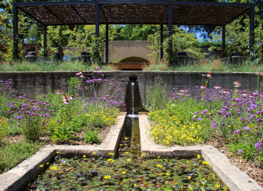 Outdoor garden at Flowers Winery in Healdsburg. Heather Irwin/PD
