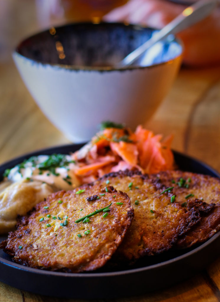 Potato pancakes at Brot in Guerneville. Heather Irwin/PD