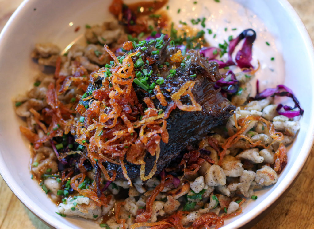 Sauerbraten at Brot in Guerneville. Heather Irwin/PD