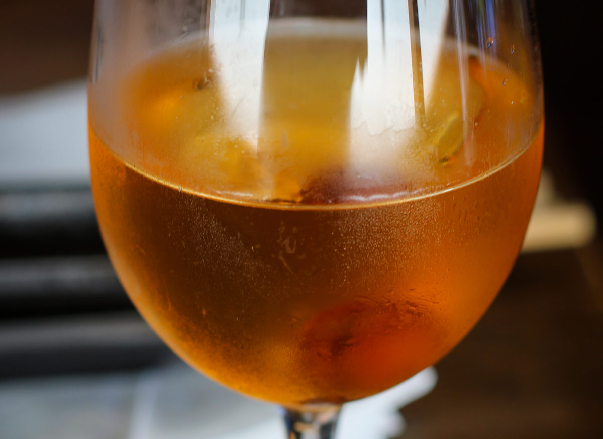 Plum wine at Shige sushi restaurant in Sonoma. Heather Irwin/PD