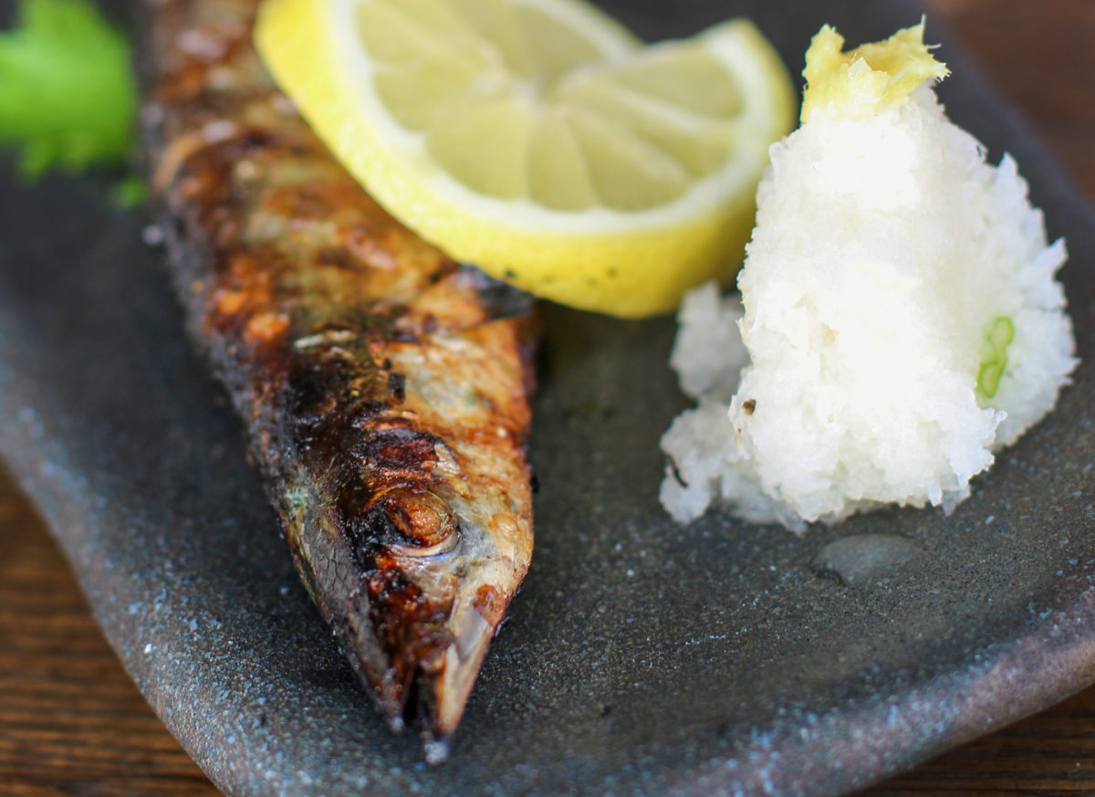 Sardine at Shige sushi restaurant in Sonoma. Heather Irwin/PD