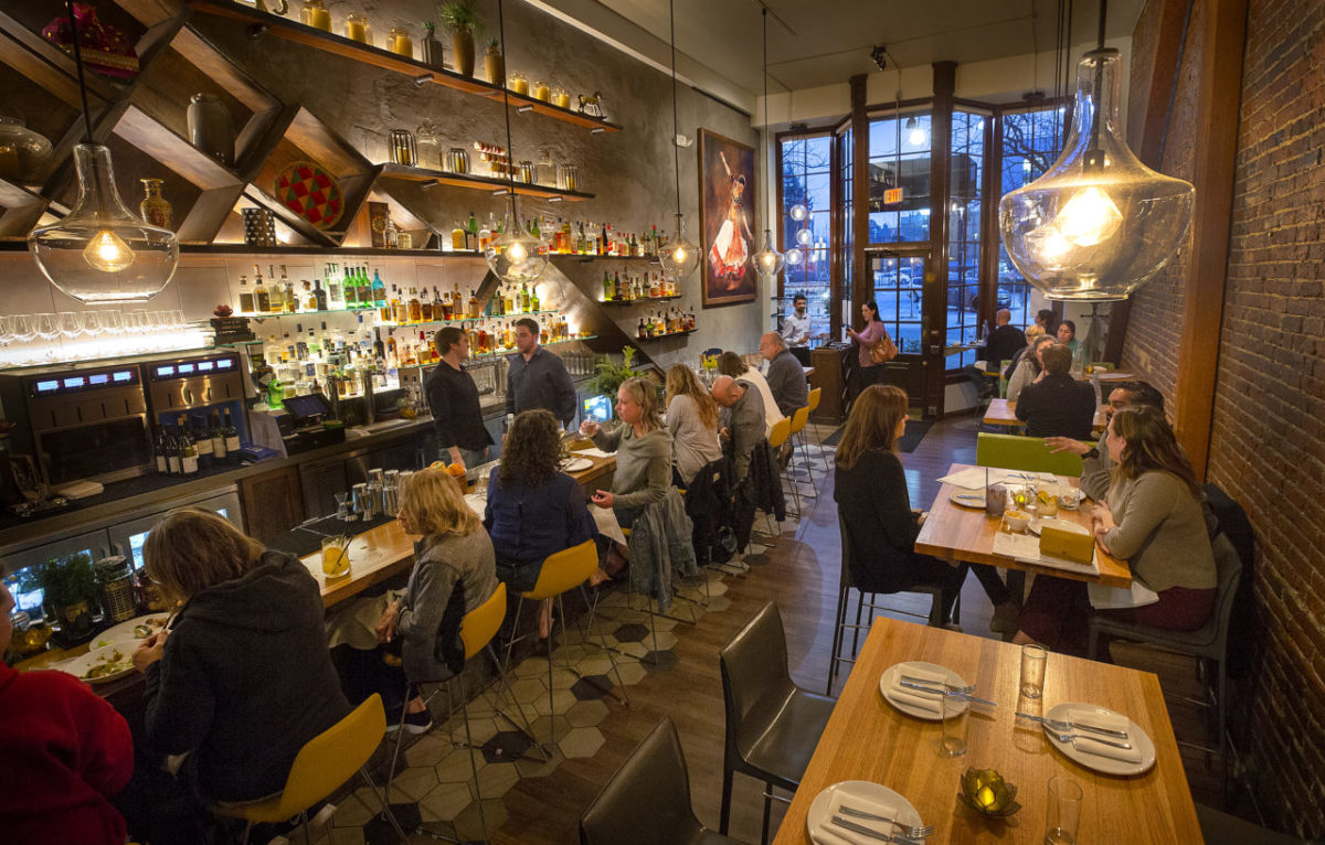 Bollywood Bar & Clay Oven in downtown Santa Rosa. (John Burgess/The Press Democrat)