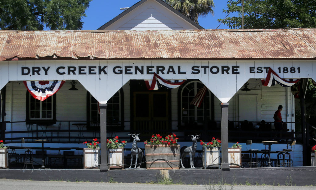 The Dry Creek General Store in Healdsburg, Thursday July 6, 2017. Recently, the Sonoma County Landmark temporarily lost it's ABC license before reinstatement, which has triggered a protracted process with the county. (Kent Porter / Press Democrat) 2017