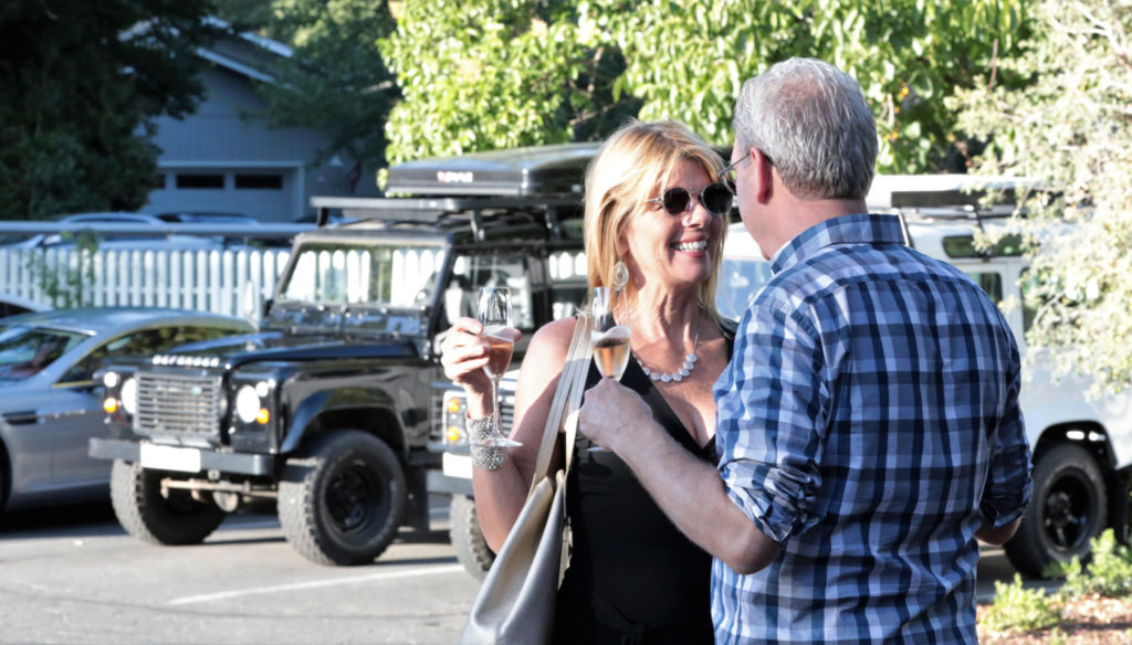 Guests arrive at the Grand Reopening of MacArthur Place in Sonoma California, Thursday August 1, 2019. (Photo Will Bucquoy/For Sonoma Magazine).