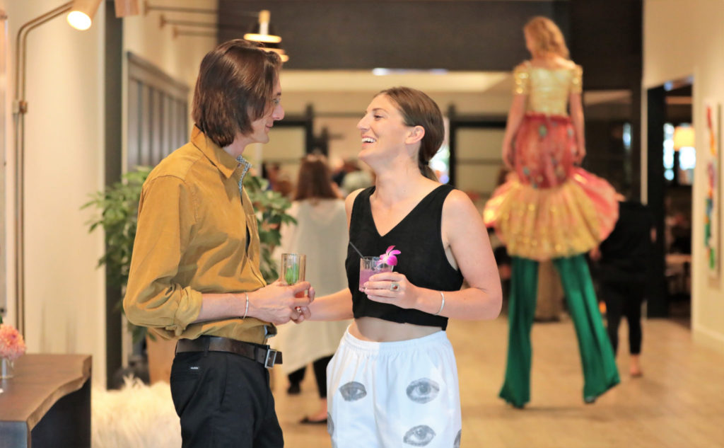Luke Bailey and Kelley O'Leary attend the Grand Reopening of MacArthur Place in Sonoma California, Thursday August 1, 2019. (Photo Will Bucquoy/For Sonoma Magazine).
