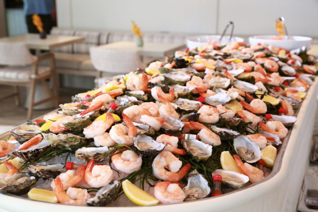 Guests are treated to many great culinary treats at the Grand Reopening of MacArthur Place in Sonoma California, Thursday August 1, 2019. (Photo Will Bucquoy/For Sonoma Magazine).