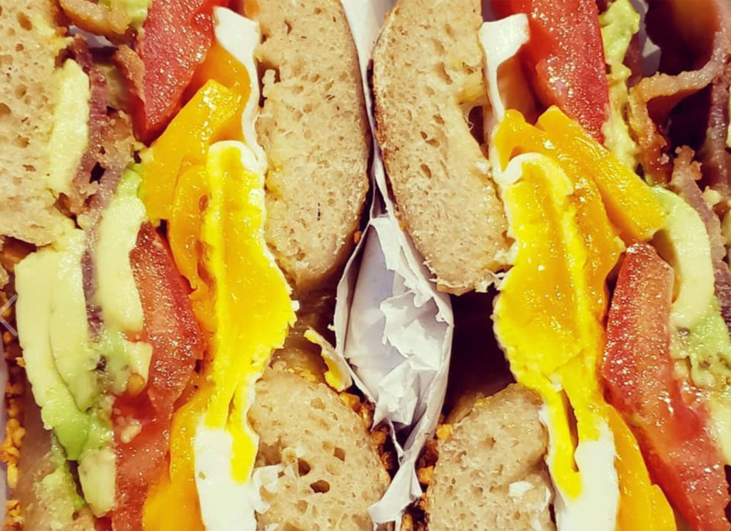 Breakfast bagels at the Bagel Mill in Petaluma. Facebook.