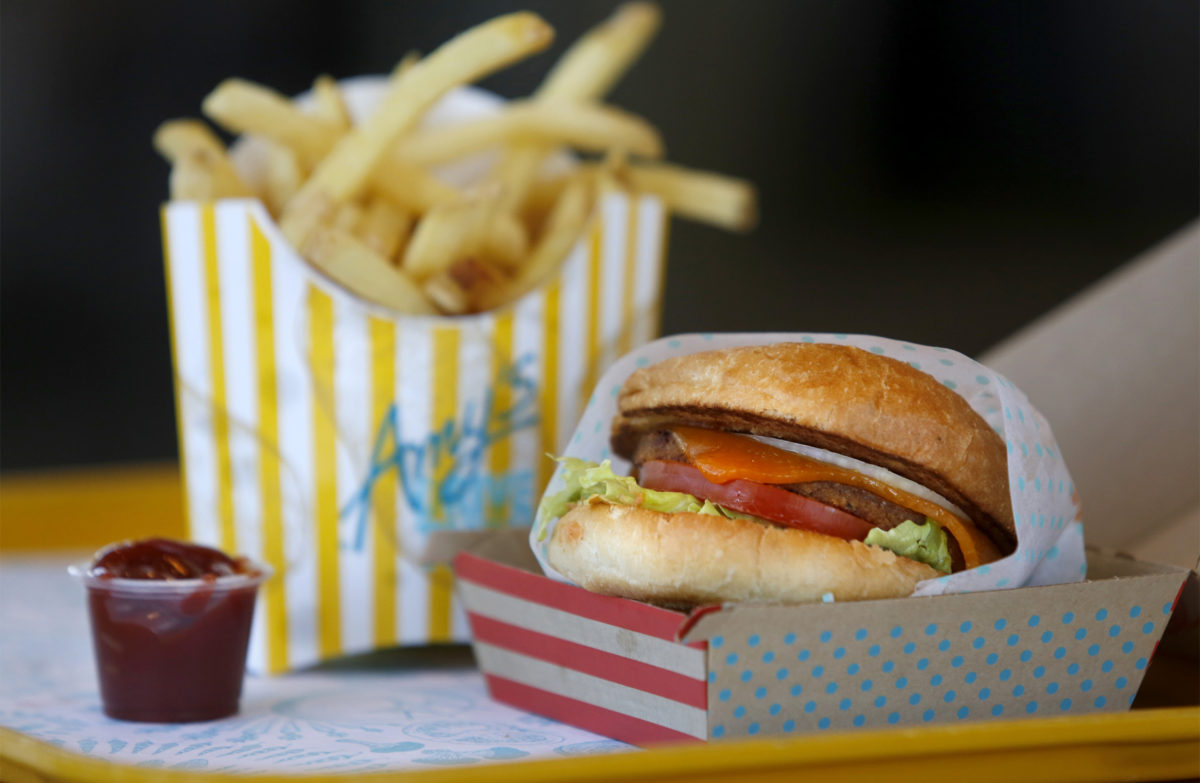 Amy's Drive Thru in Rohnert Park. (BETH SCHLANKER/ The Press Democrat)
