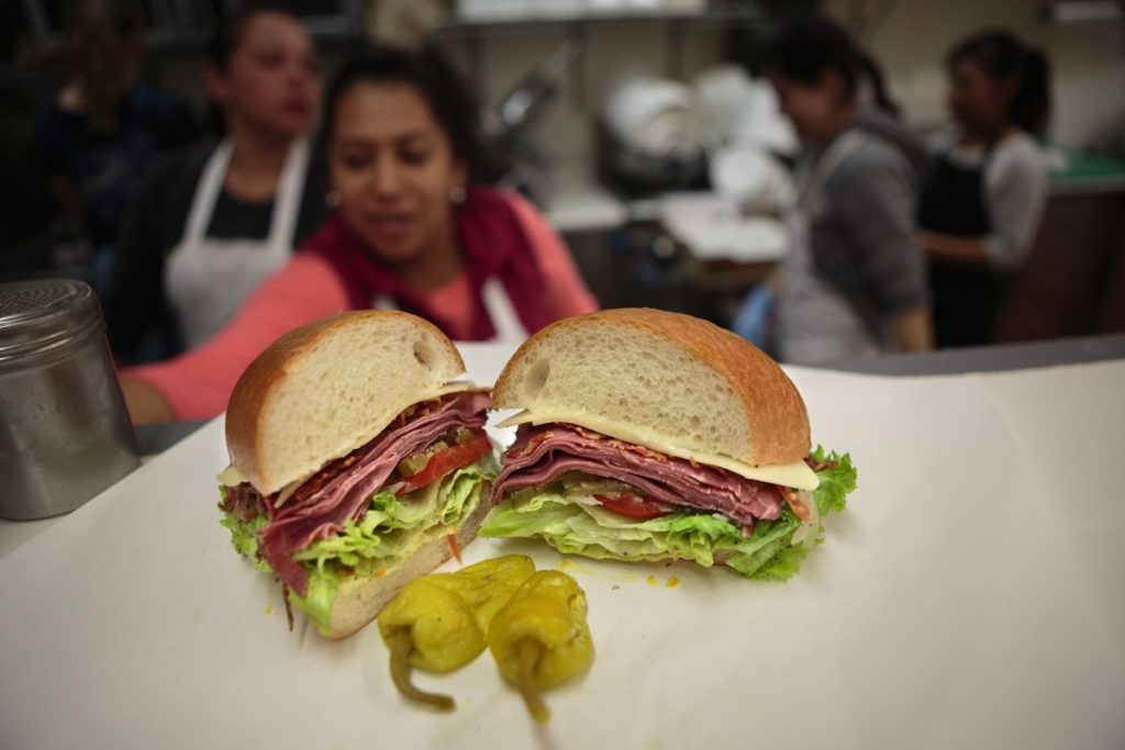 Sandos, Broadway Market: Pay no attention to the slightly janky outside, because inside, there's a world of yum. The pastrami sandwich with homemade sauerkraut comes griddled or cold, on a choice of nine kinds of bread, for about $7, depending on enhancements such as cheese and avocado. One can eat well for $5-$10 throughout the entire menu. 20511 Broadway, Sonoma, 707-938-2685, broadwaymarketsonoma.com.