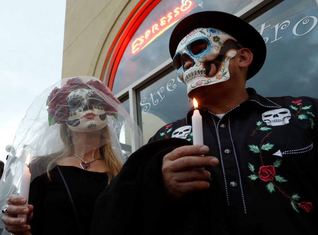 El Dia de Los Muertos in Petaluma, California on Saturday, October 29, 2016. (Alvin Jornada / The Press Democrat)