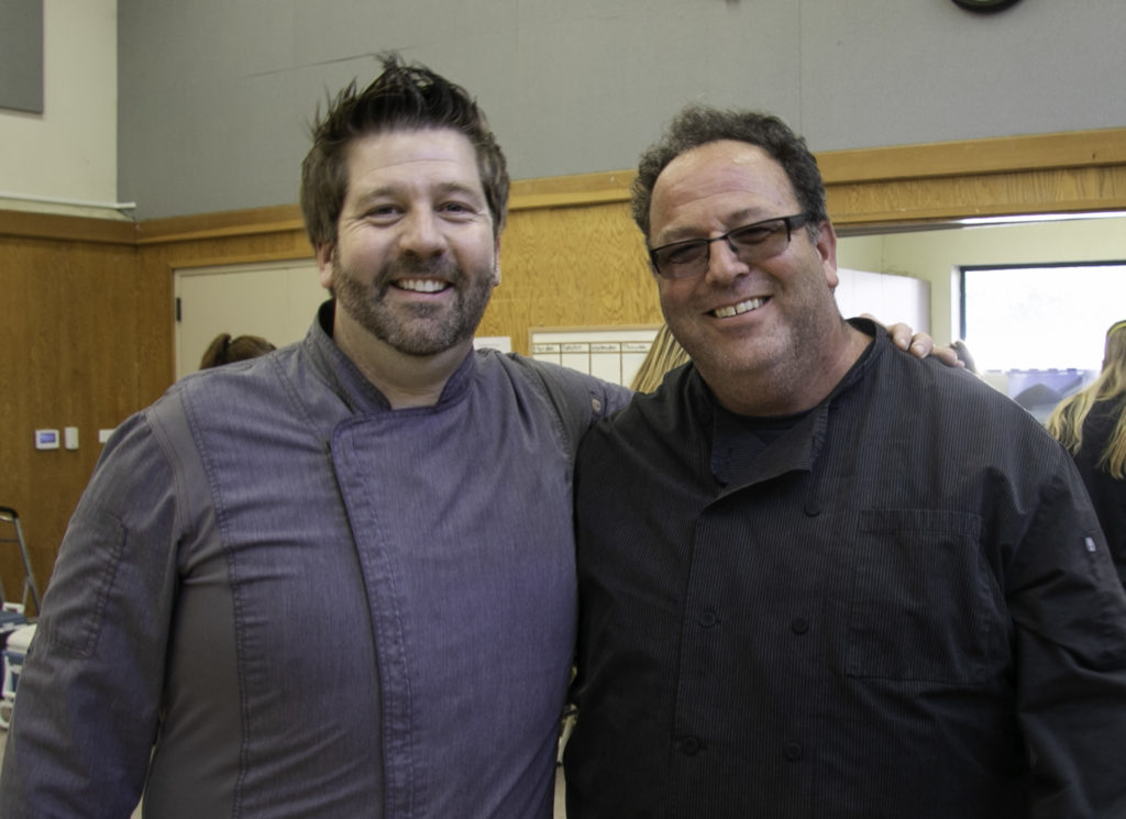 Chefs Dustin Valette and Ken Rochioli. Heather Irwin/PD