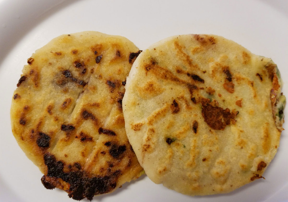 Pupusas, Pupuseria Salvadorena: Hearty little pockets of fried masa with cheese, meat or beans, $2.50. 1403 Maple Ave, Santa Rosa.
