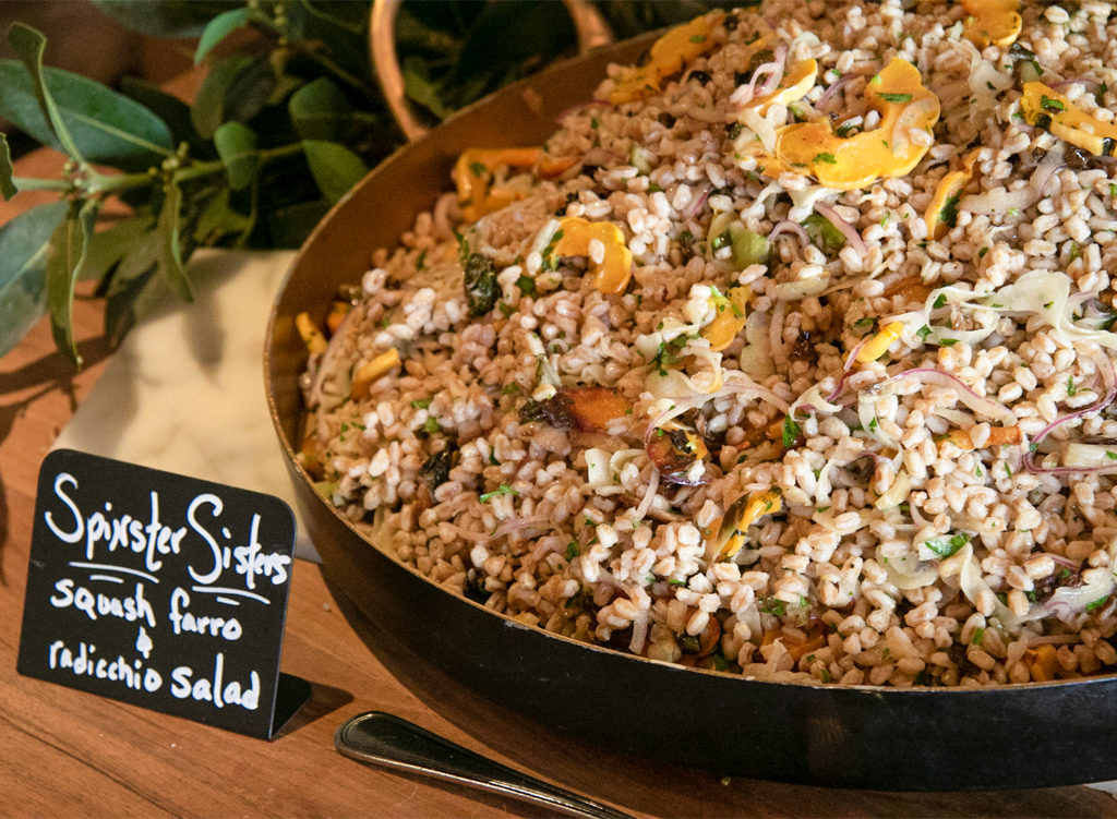 Of course there was food. at Evelyn Cheatham's memorial at Catelli's in Geyserville. Heather Irwin/PD