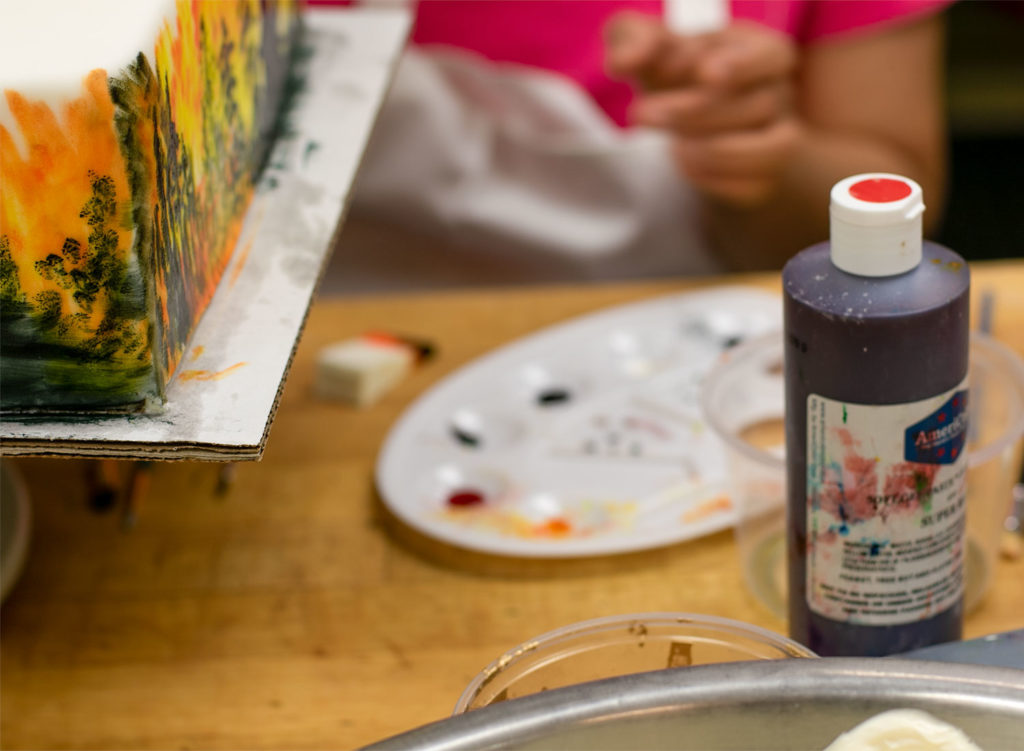 Details of a Kincade Fire first responders' cake created by Costeaux Bakery's Karah Williams, Nerissa Sutton, Silva Nunez and Dioselena Madrano in Healdsburg. Heather Irwin/PD