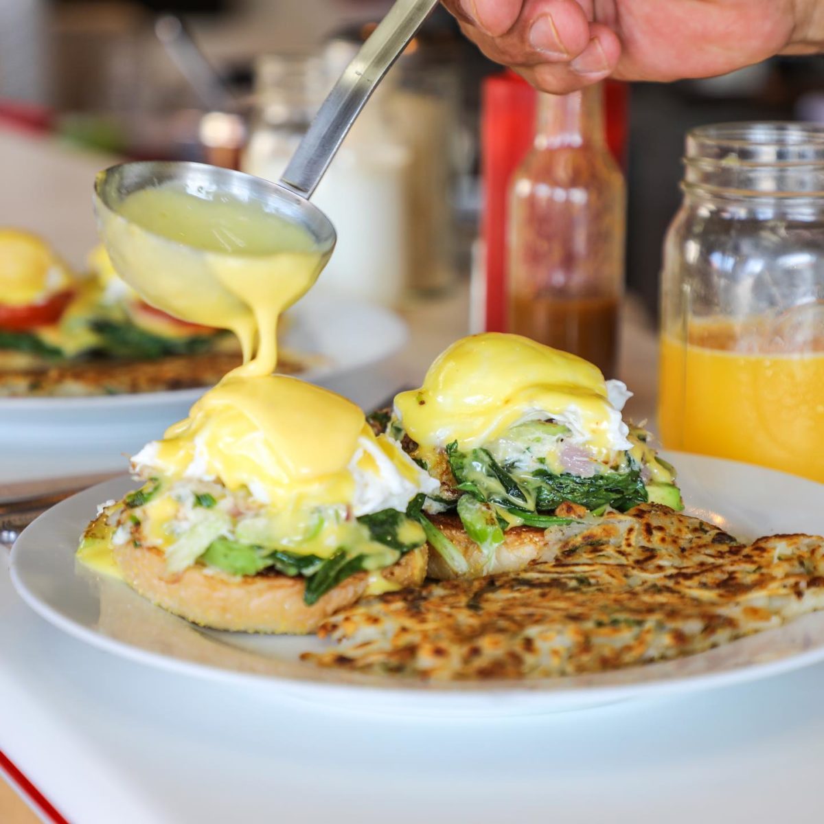 Eggs Benedict at the Estero Cafe in Valley Ford. Facebook.