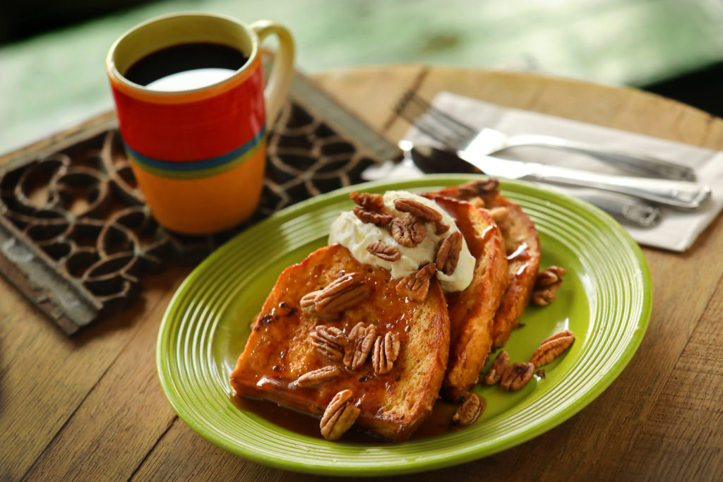Salted Caramel French Toast from the Gypsy Cafe in Sebastopol. (John Burgess/The Press Democrat)
