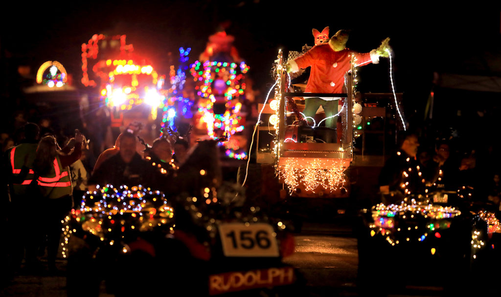 They Geyserville Tractor Parade rumbles through downtown Geyserville.(Kent Porter)