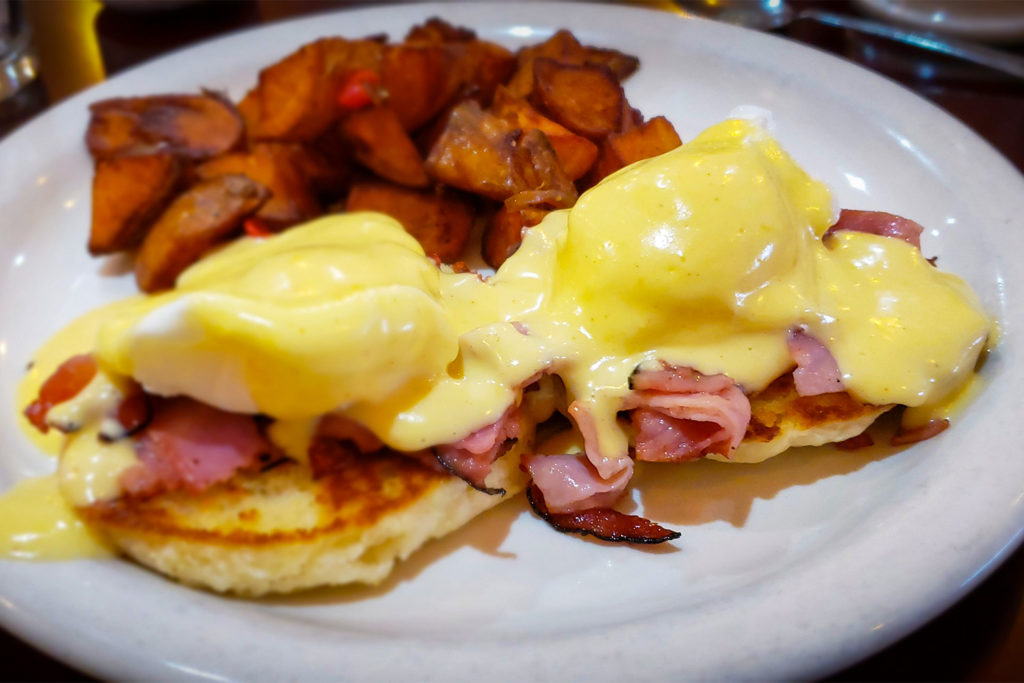 The Twins Restaurant, Cotati: A breakfast-brunch-lunch spot that’s serves morning favorites all day. Scrambles, waffles, chilaquiles to start the day, burgers and tuna melts in the afternoon. We're fans of the eggs Benedict with Meyer Lemon Hollandaise. 572 E Cotati Ave, Cotati, Heather Irwin/PD