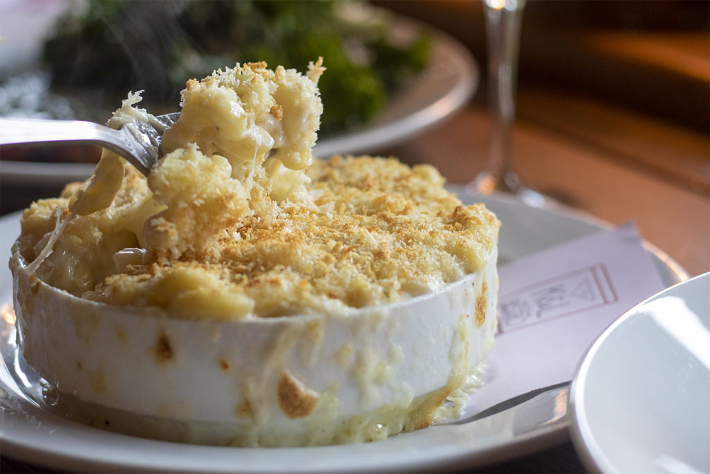 Mac and cheese at K&L Bistro in Sebastopol. Heather Irwin/PD