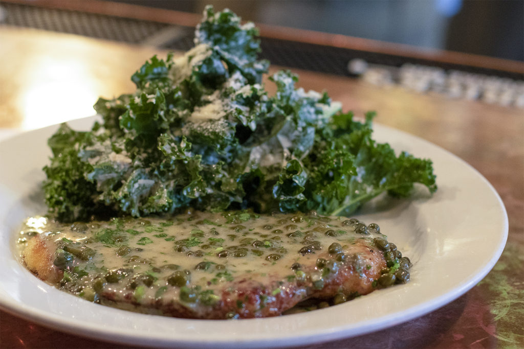 Chicken Picatta at K&L Bistro in Sebastopol. Heather Irwin/PD