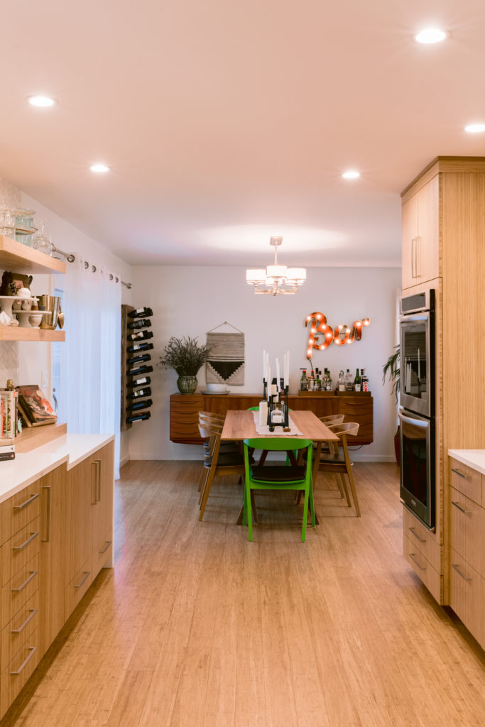 Kitchen to dining room.