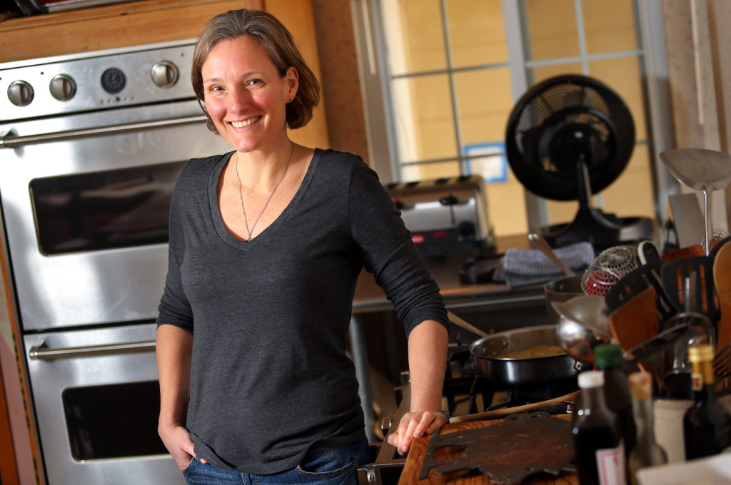 Amy Vogler co-writes and tests recipes for cookbooks. Recently, she has worked with Thomas Keller, Mourad Lahlou and Kathleen Weber on their cookbooks. (Christopher Chung/ The Press Democrat)