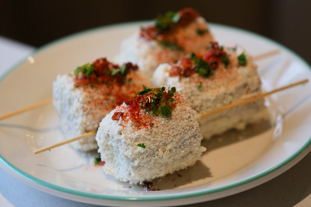 Picazo Street Corn served at Picazo Kitchen & Bar, in Sonoma. (Christopher Chung/ The Press Democrat)