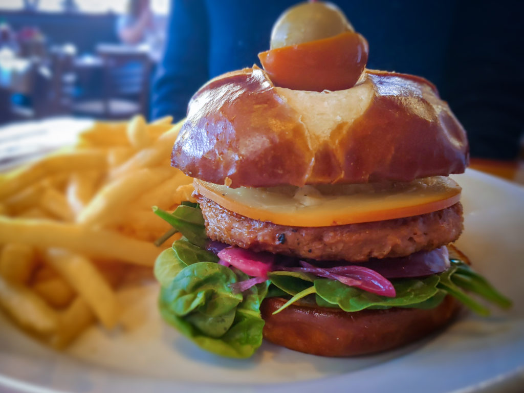 Beyond Burger at Third Street Ale House in Santa Rosa. (Heather Irwin)