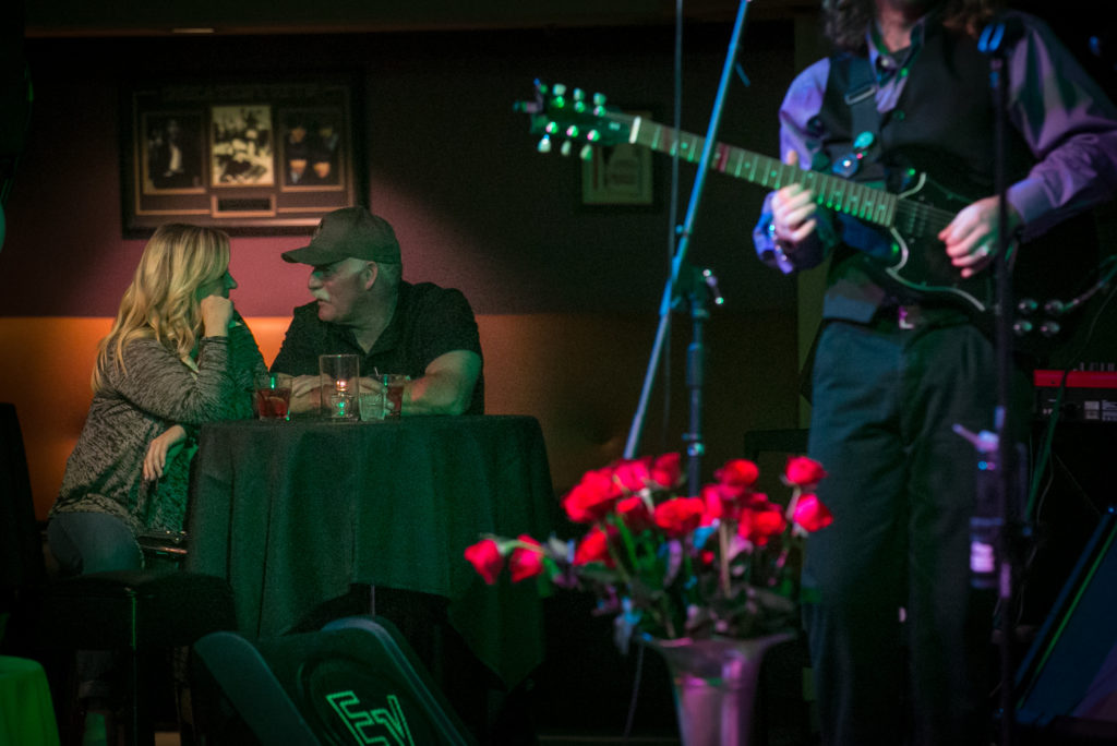 Karen Nau and Les Jacobson attend the second annual Valentines Day evening gala at Sally Tomatoes in Rohnert Park Saturday February 13, 2016. (Jeremy Portje / For The Press Democrat)